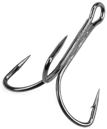 Mustad 3551-DT-14/0 Duratin Trbl #14/0 Alligator Hook