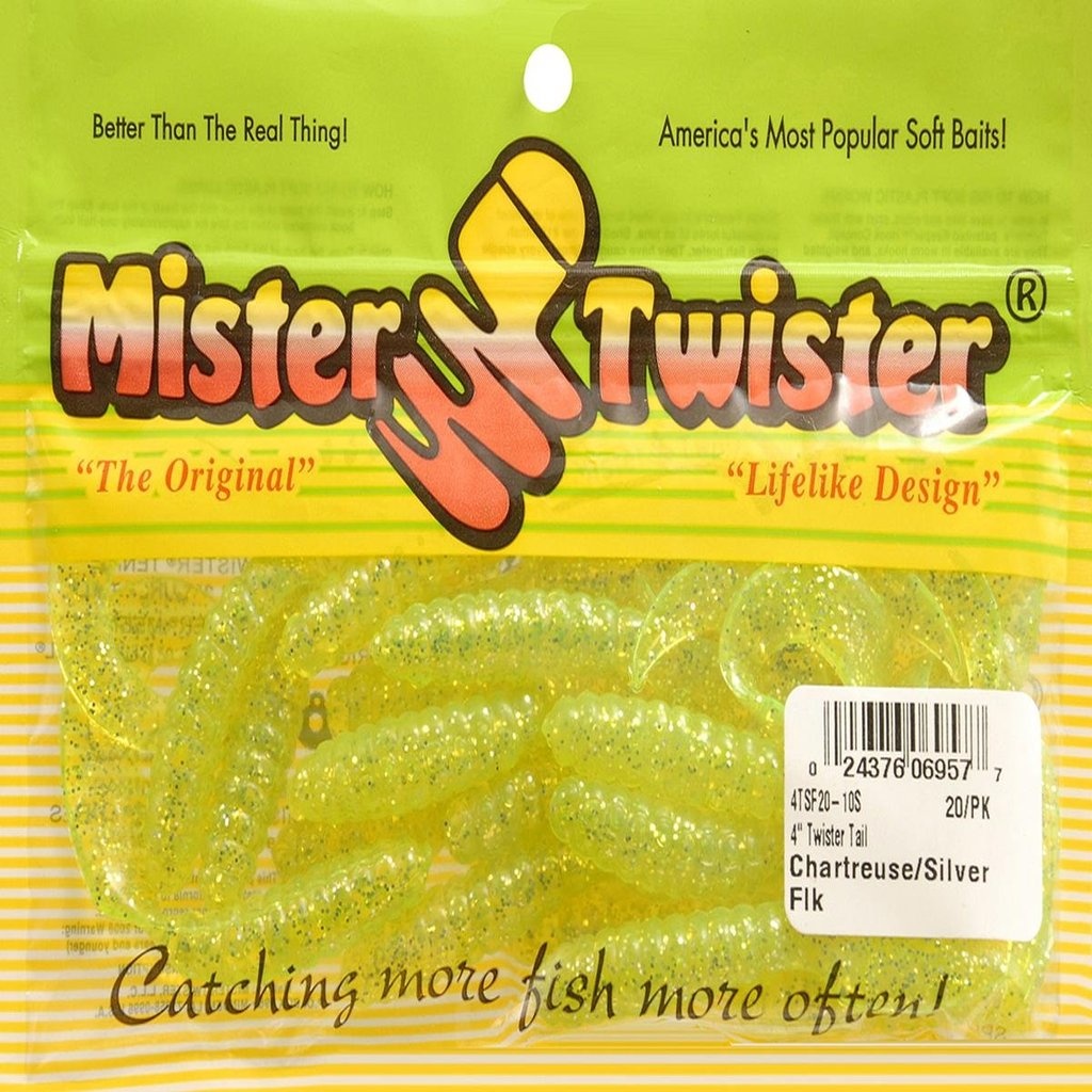 Mister Twister 4" Chrt/Sil Flak