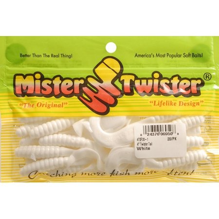 Mister Twister 4" White