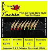 R & R Tackle Tackle RF6 Small Bait Sabiki Rig
