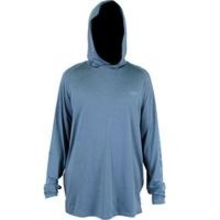 Aftco Aftco Samurai Hooded LS Shirt Space Blue Heather