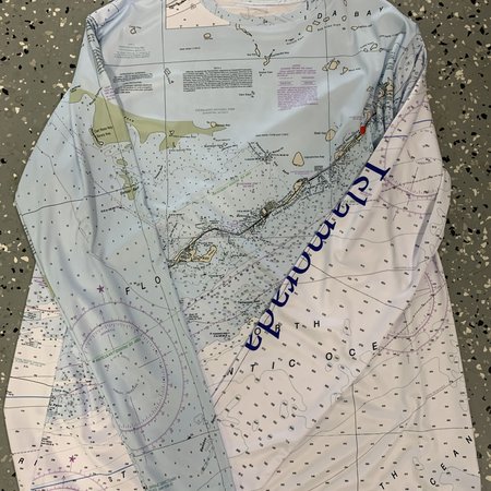 A1A Outfitters Corp. Shirt Chart/Map