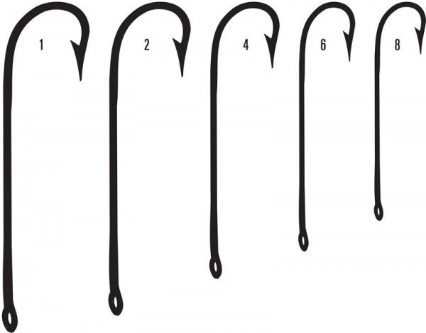 Mustad Carlisle Poly Bag Hook 3191-BN/3191-BR/3191-BU/3192