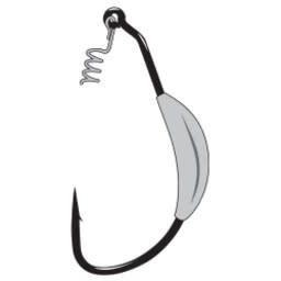 Gamakatsu Superline Weighted Worm Hook