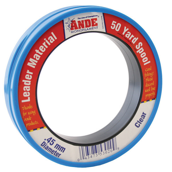 Ande Premium Monofilament Leader, Clear, 50 yd.