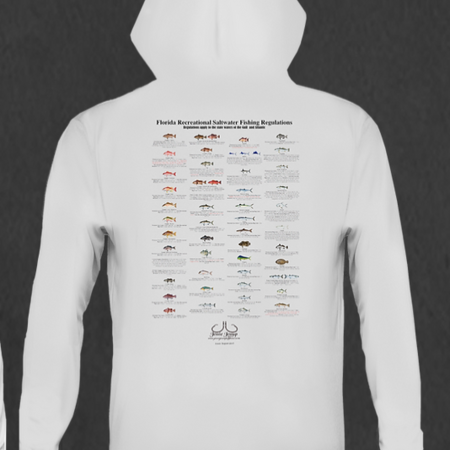 Tackle Center Youth Hooded Long Sleeve Performance Shirt – Fish Regulations & Ruler