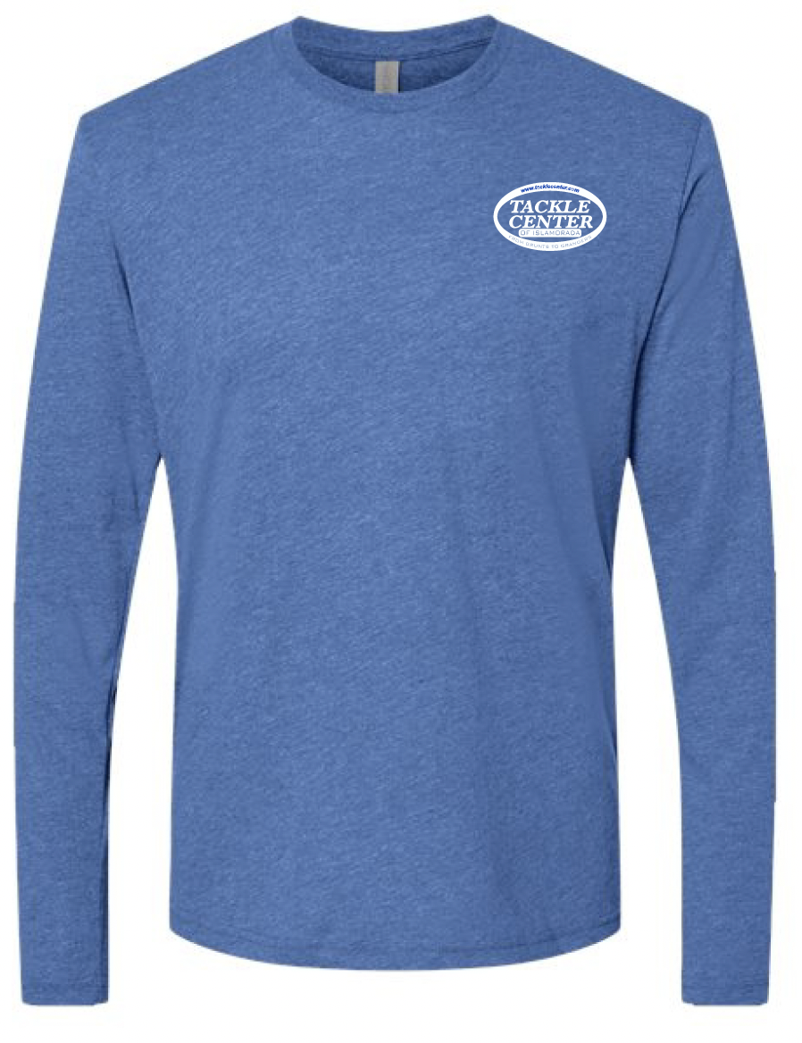 Tackle Center Comfort Fit Long Sleeve T-Shirt Blue