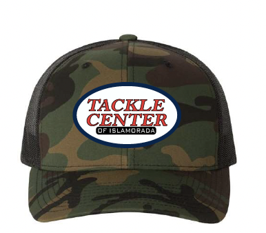 Tackle Center Camo/Black Mesh Hat - Tackle Center Of Islamorada
