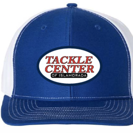 Tackle Center Hat Royal Blue/White Mesh