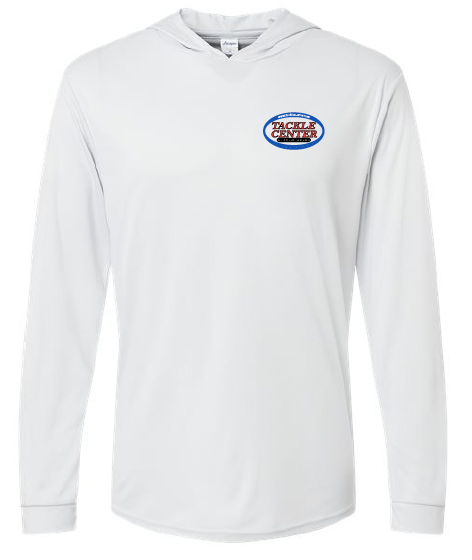 Tackle Center Youth Hooded LS Performance Shirt Gray