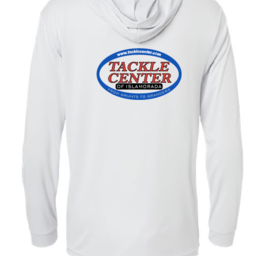 Tackle Center Youth Hooded LS Performance Shirt Gray