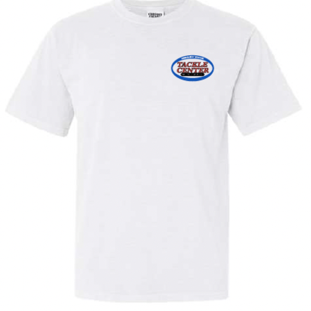 Tackle Center White Comfort Fit Short Sleeve T-Shirt