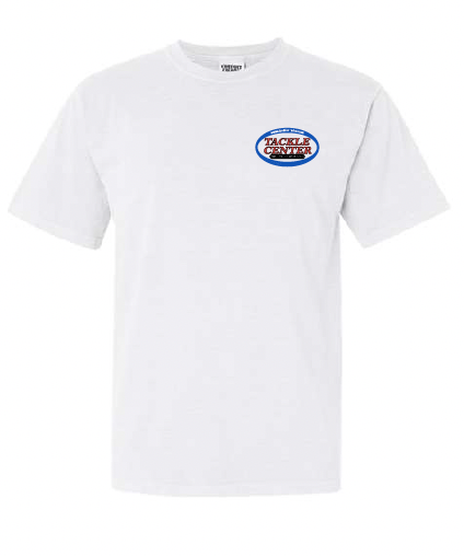 Tackle Center White Comfort Fit Short Sleeve T-Shirt