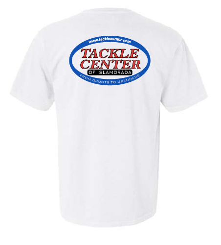 Tackle Center White Comfort Fit Short Sleeve T-Shirt