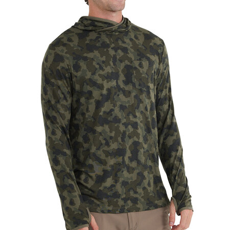 Free Fly Apparel LW Hoody Marshland Camo