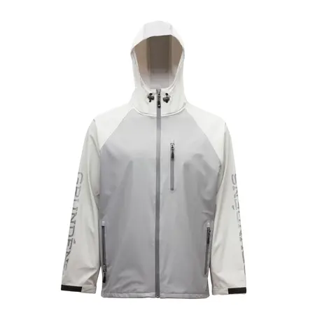 Grundens Tourney Jacket Gray Mist/Skyrocket