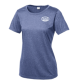 Tackle Center Women's Short Sleeve Fitted T-Shirt Blue
