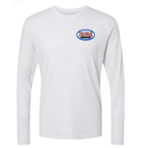 Tackle Center Tackle Center Long Sleeve T-Shirt Heather White