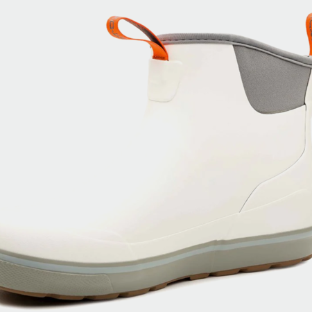 Grundens Deck-Boss Ankle Boots White Squall