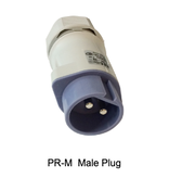 Kristal Male Plug 4422, 12V 16A