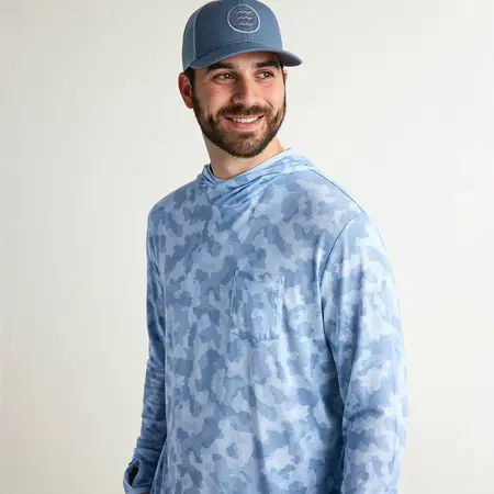 Free Fly Apparel Bamboo Lightweight Hoodie Tidewater Camo