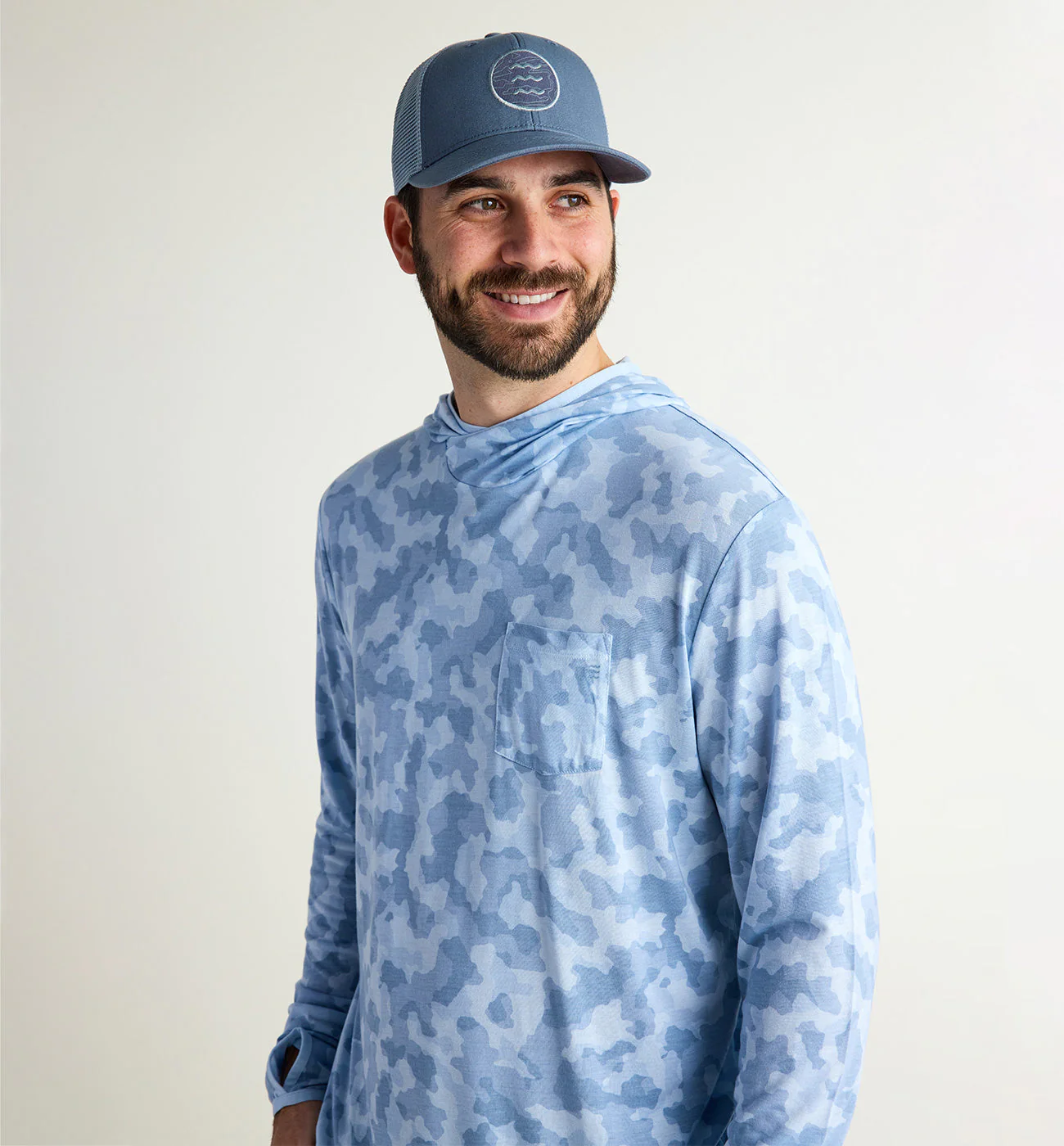 Free Fly Apparel Bamboo Lightweight Hoodie Tidewater Camo