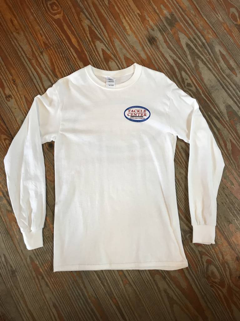 Tackle Center White Long Sleeve T-Shirt