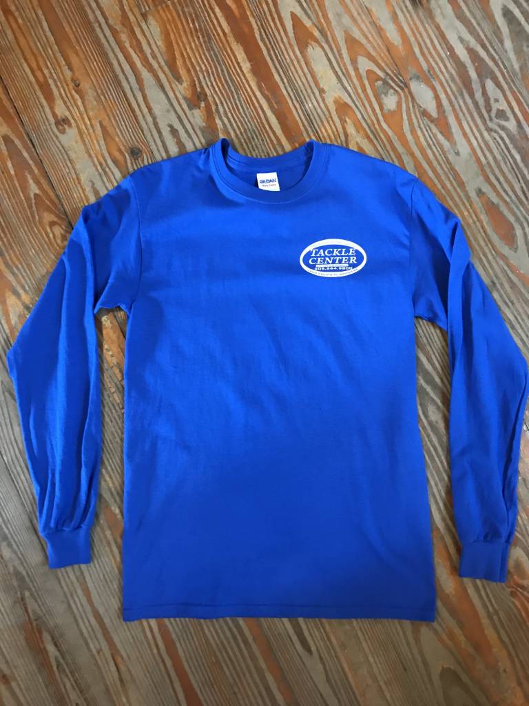 Tackle Center Long Sleeve T-Shirt - Royal Blue