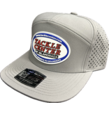 Tackle Center Dry-Fit 7-Panel Hat – Light Gray