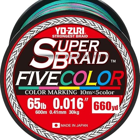 Yo-Zuri Super Braid 660yd Five Color