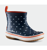 Grundens Guppy Boots Navy Crabs