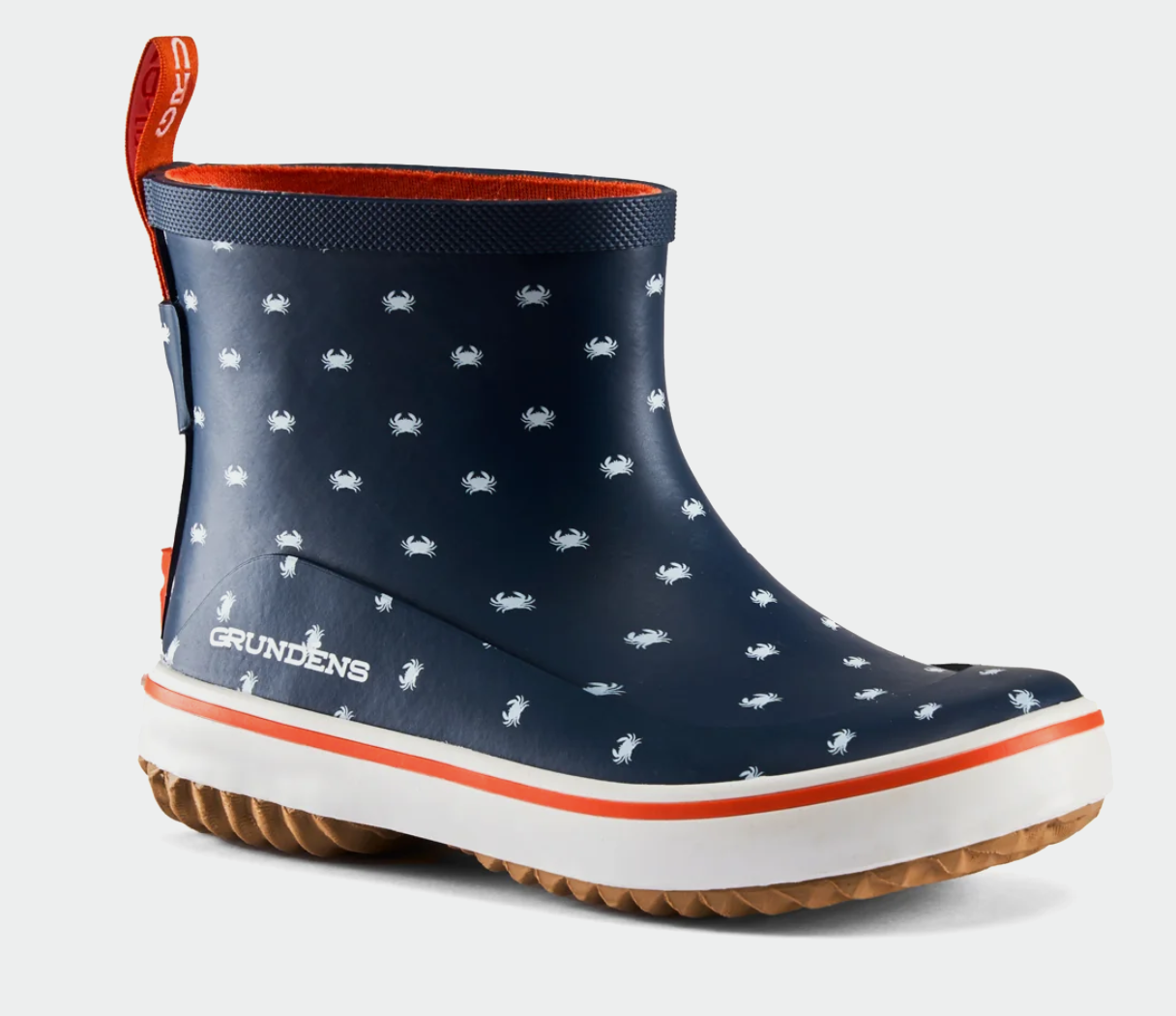 Grundens Guppy Boots Navy Crabs