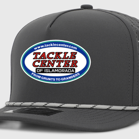 Tackle Center Dry Fit Hat Dark Gray w/Rope 5P