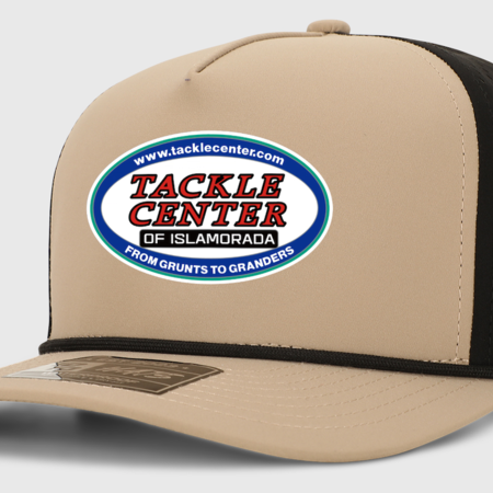Tackle Center Dry Fit Hat Tan/Black w/Rope 5P