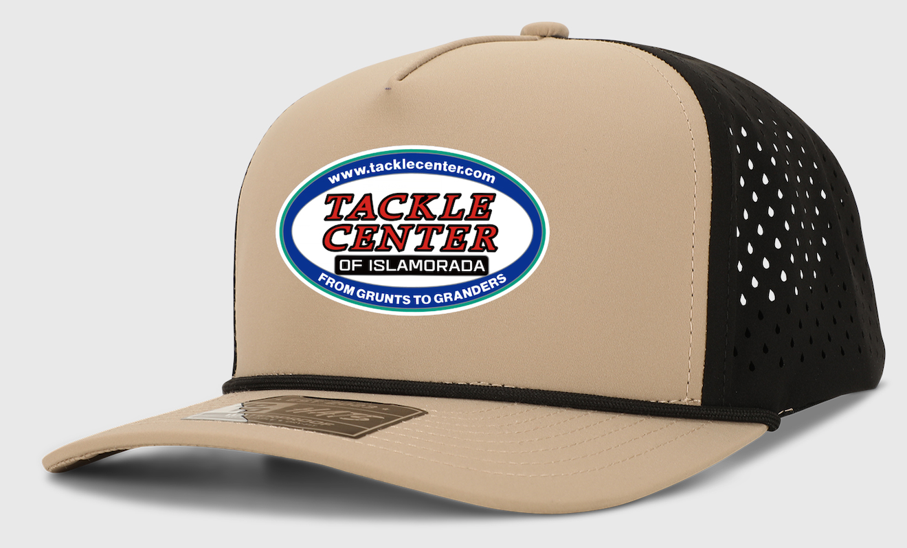Tackle Center Dry Fit Hat Tan/Black w/Rope 5P
