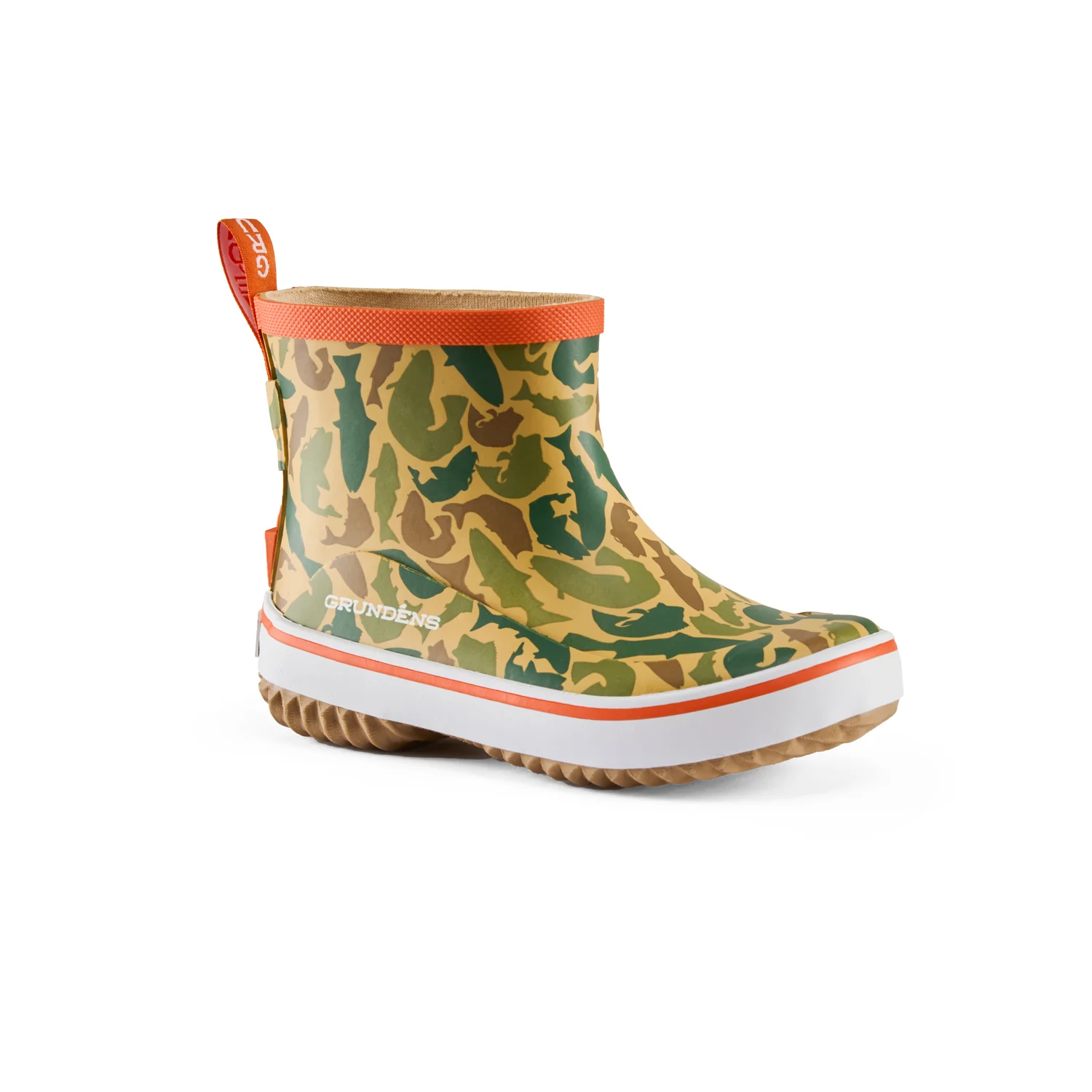 Grundens Youth Guppy Boots Fish Camo