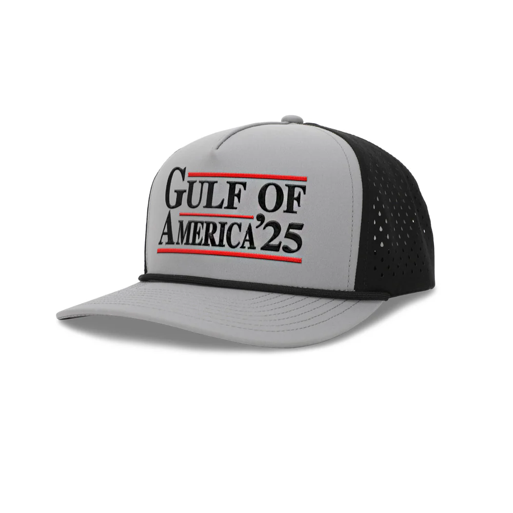 Tackle Center GOA Dry Fit Hat Light Gray/Black w/Rope 5P
