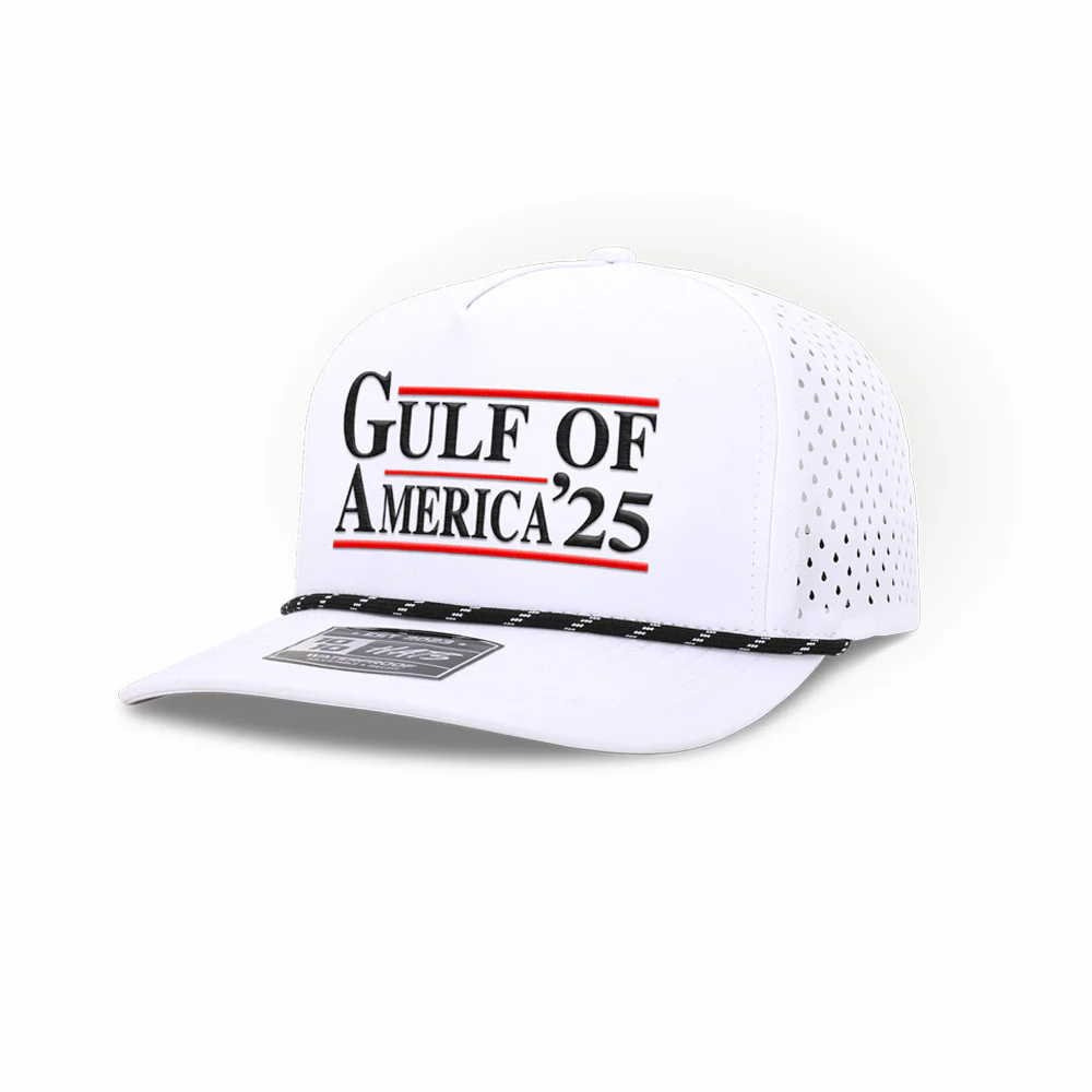 Tackle Center GOA Dry Fit Hat White w/Rope 5P