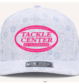 Tackle Center Dry Fit White Print/Pink Logo 5P
