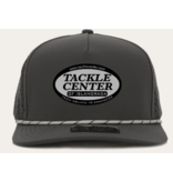 Tackle Center Dry Fit Hat Dark Gray 5P Rope Black/Gray Patch