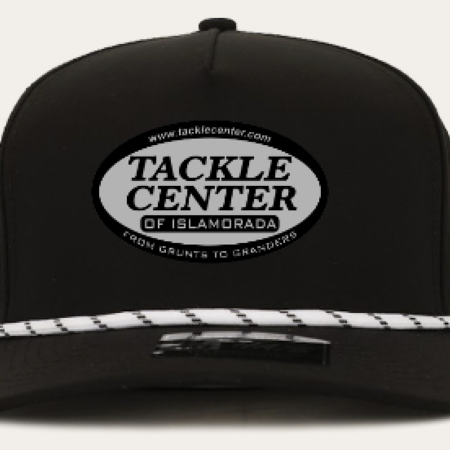 Tackle Center Dry Fit Hat Black 5P Rope Blackk/Gray Patch