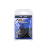 AFW Brass 3-Way Swivels with Stainless Steel Rings - 12 Pack