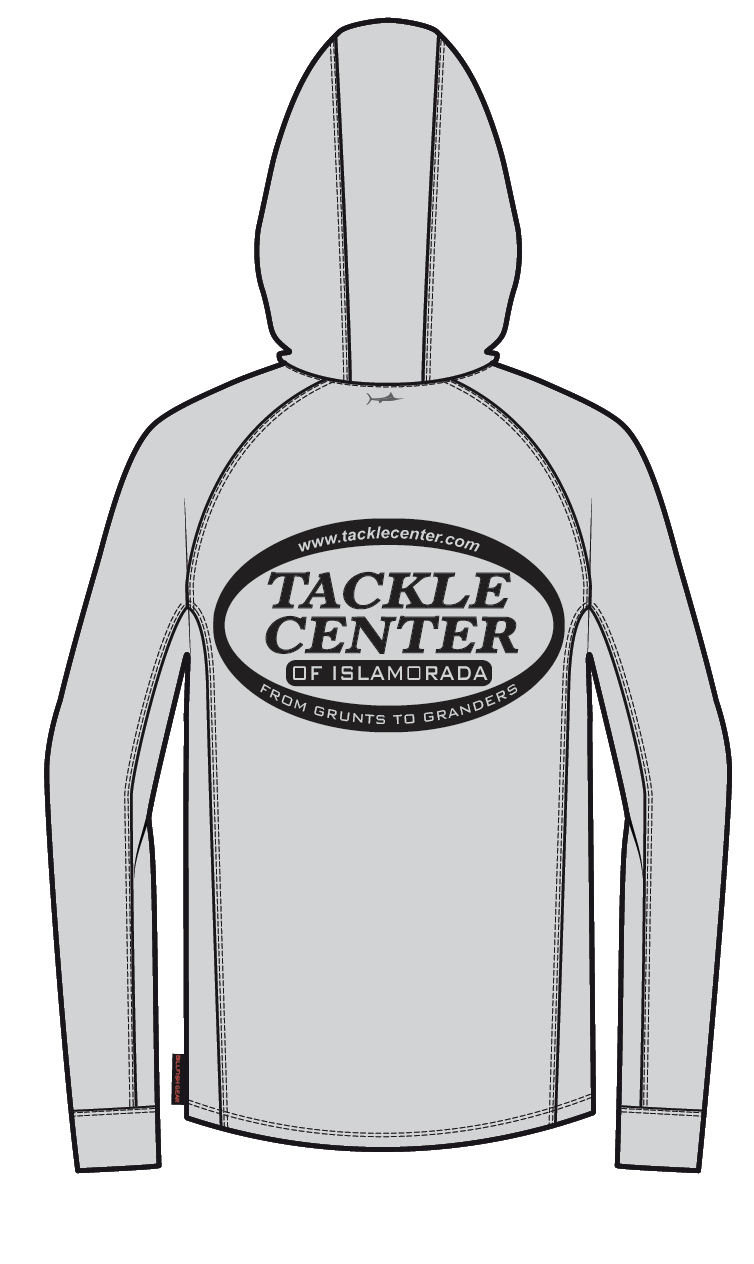 Billfish Gear Hooded LS Performance Shirt Gray