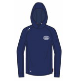 Billfish Gear Hooded LS Performance Shirt Navy