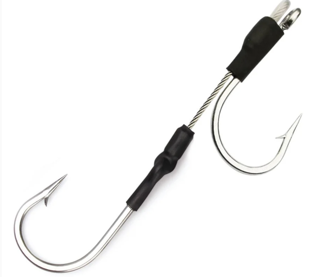 Fathom Offshore Trolling Lance Stainless Double Hookset