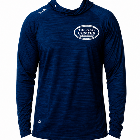 Billfish Gear Hooded LS Performance Shirt Navy