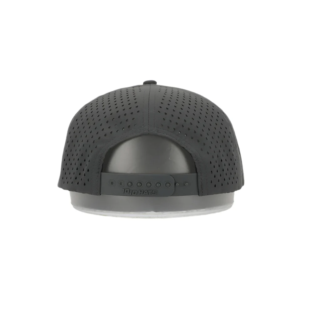 Tackle Center Dry-Fit 5-Panel Performance Rope Hat - Dark Gray