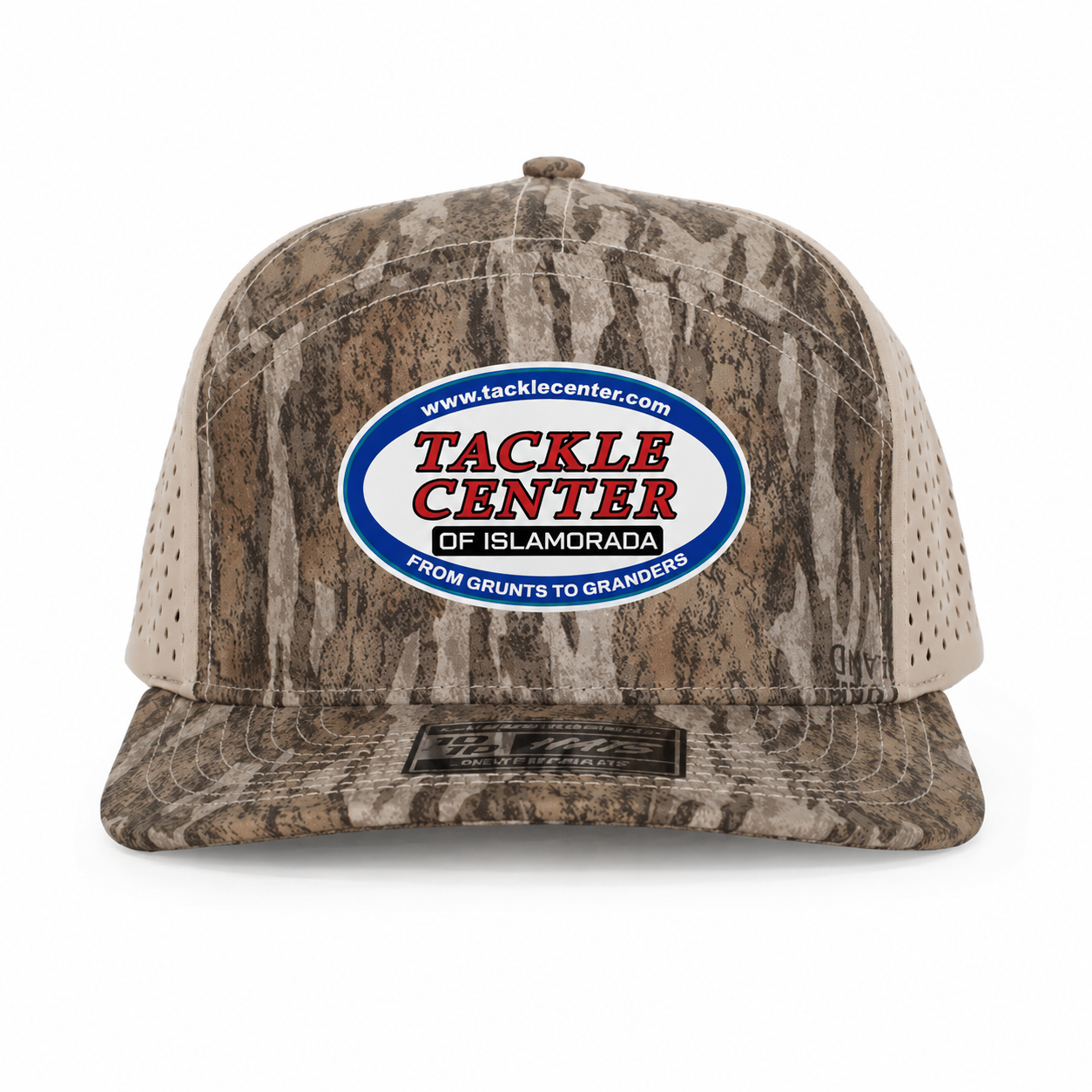 Tackle Center Dry-Fit Performance Camo/Tan 7-Panel Hat