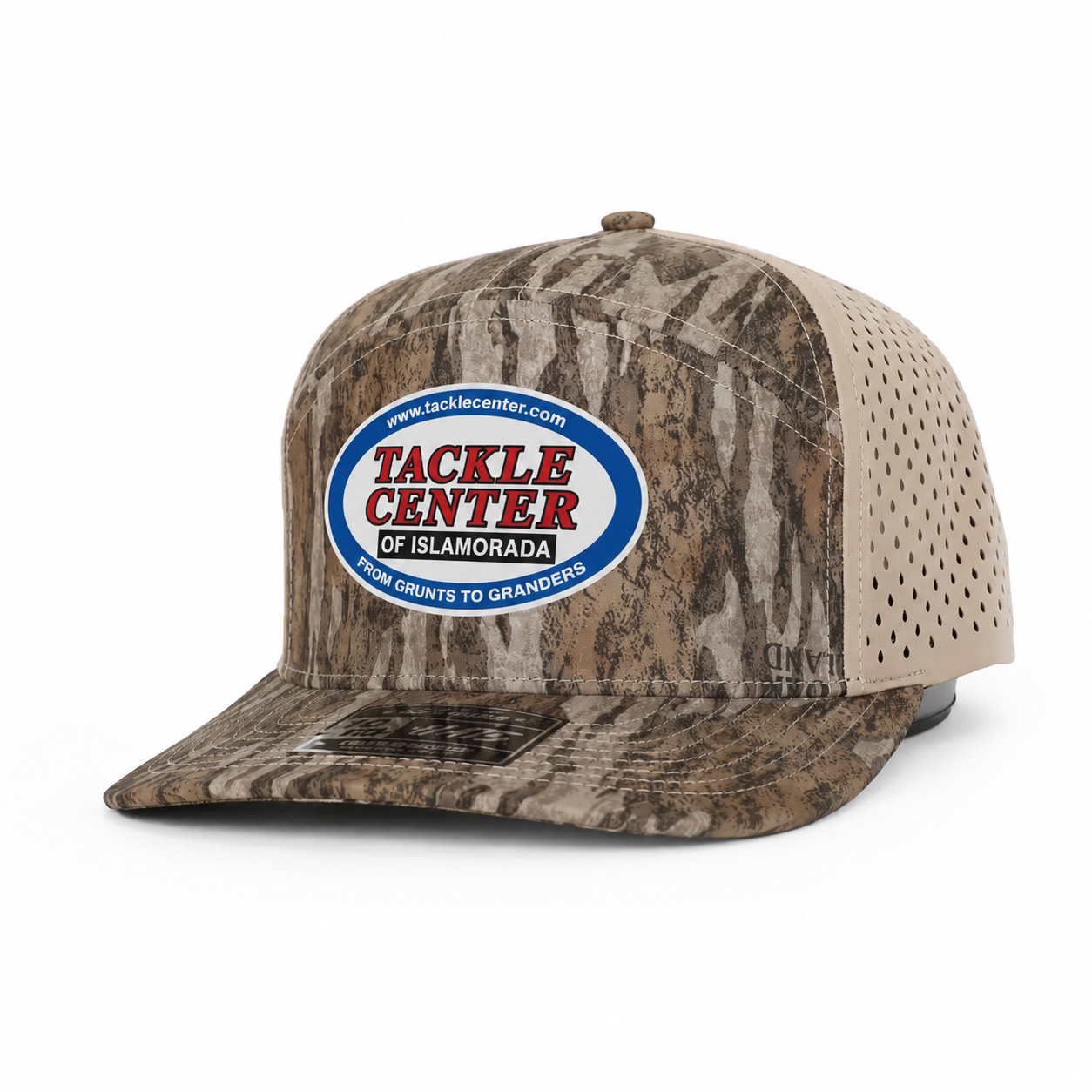 Tackle Center Dry-Fit Performance Camo/Tan 7-Panel Hat