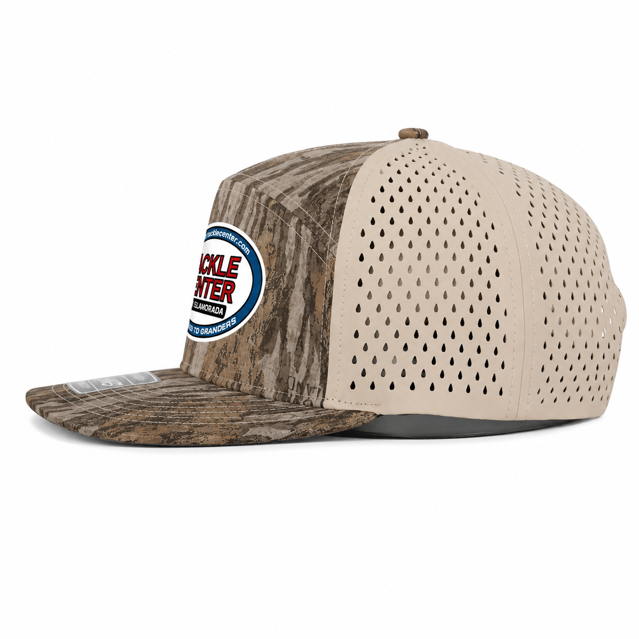 Tackle Center Dry-Fit Performance Camo/Tan 7-Panel Hat